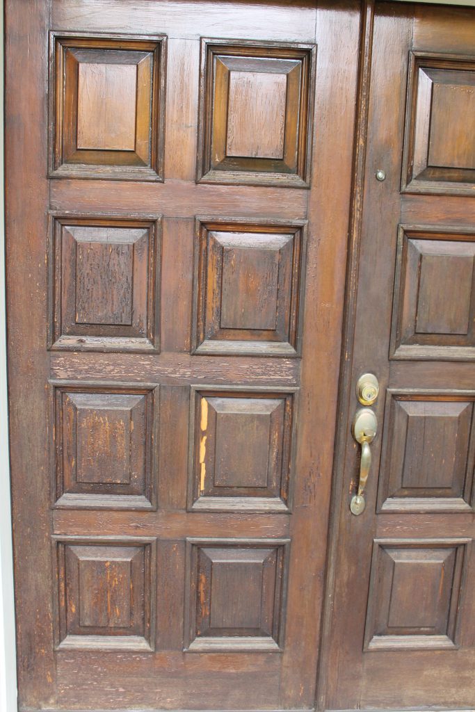 repairing exterior front doors