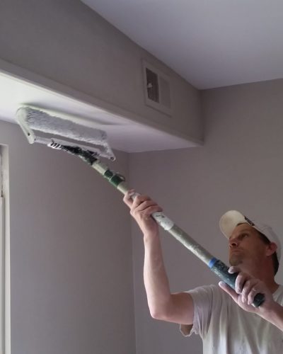 painting contractor in Fairfax painting ceiling