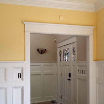 Virginia painting company painting trim in Ashburn