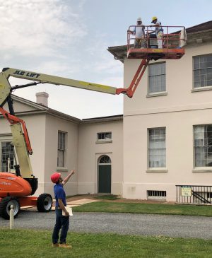 Historical Preservation of the exterior GlenDale Mansion